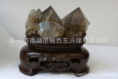 【正品 天然發晶原石擺件 柱狀晶中晶 磨削工藝天然水晶工藝品】價格,廠家,圖片,水晶工藝品,嘉興市南湖區城西東興緣禮品會所-